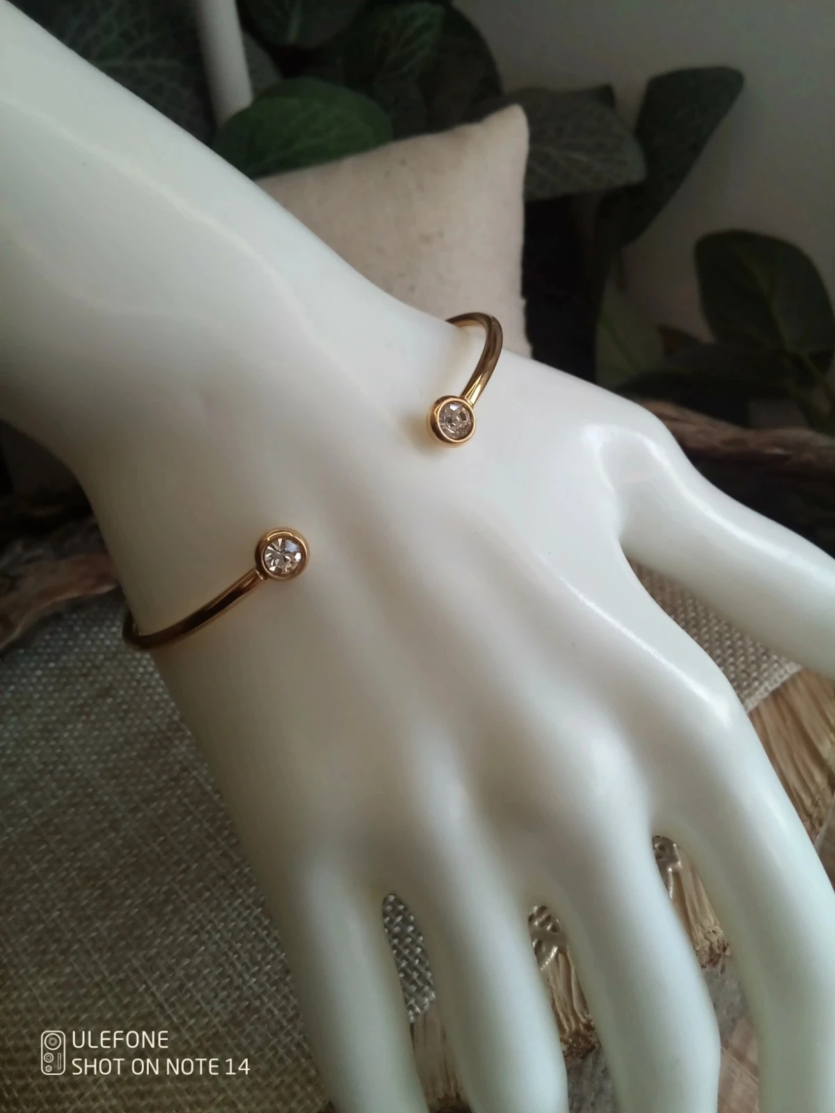 Bracelet acier et zircons – photo 3